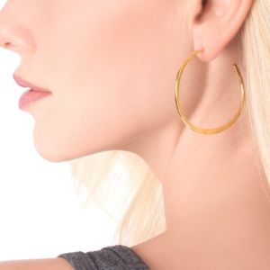Gorjana arc hoop earrings